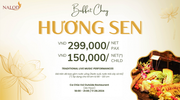 Buffet chay Hương Sen