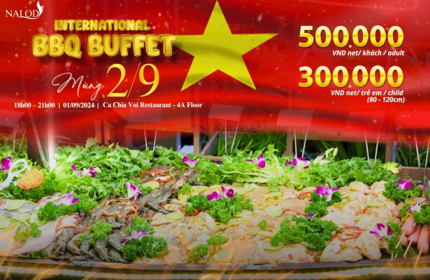 Buffet Hải sản và Đồ nướng Mừng Lễ Quốc Khánh