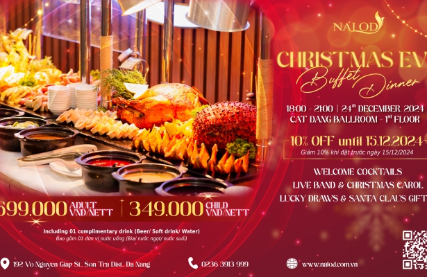 ĐÓN MÙA GIÁNG SINH AN LÀNH VỚI ĐẠI TIỆC BUFFET CHỈ VỚI 699,000VND