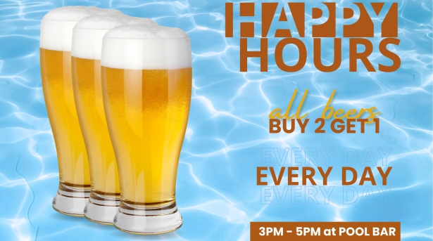 Happy hour for all beers