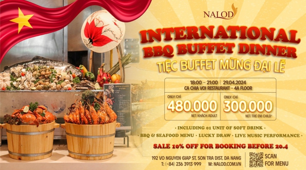 INTERNATIONAL BBQ & SEAFOOD BUFFET - REUNIFICATION DAY